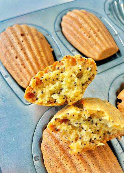 Orange Poppy Seeds Madeleines 香橙罌粟籽瑪德蓮