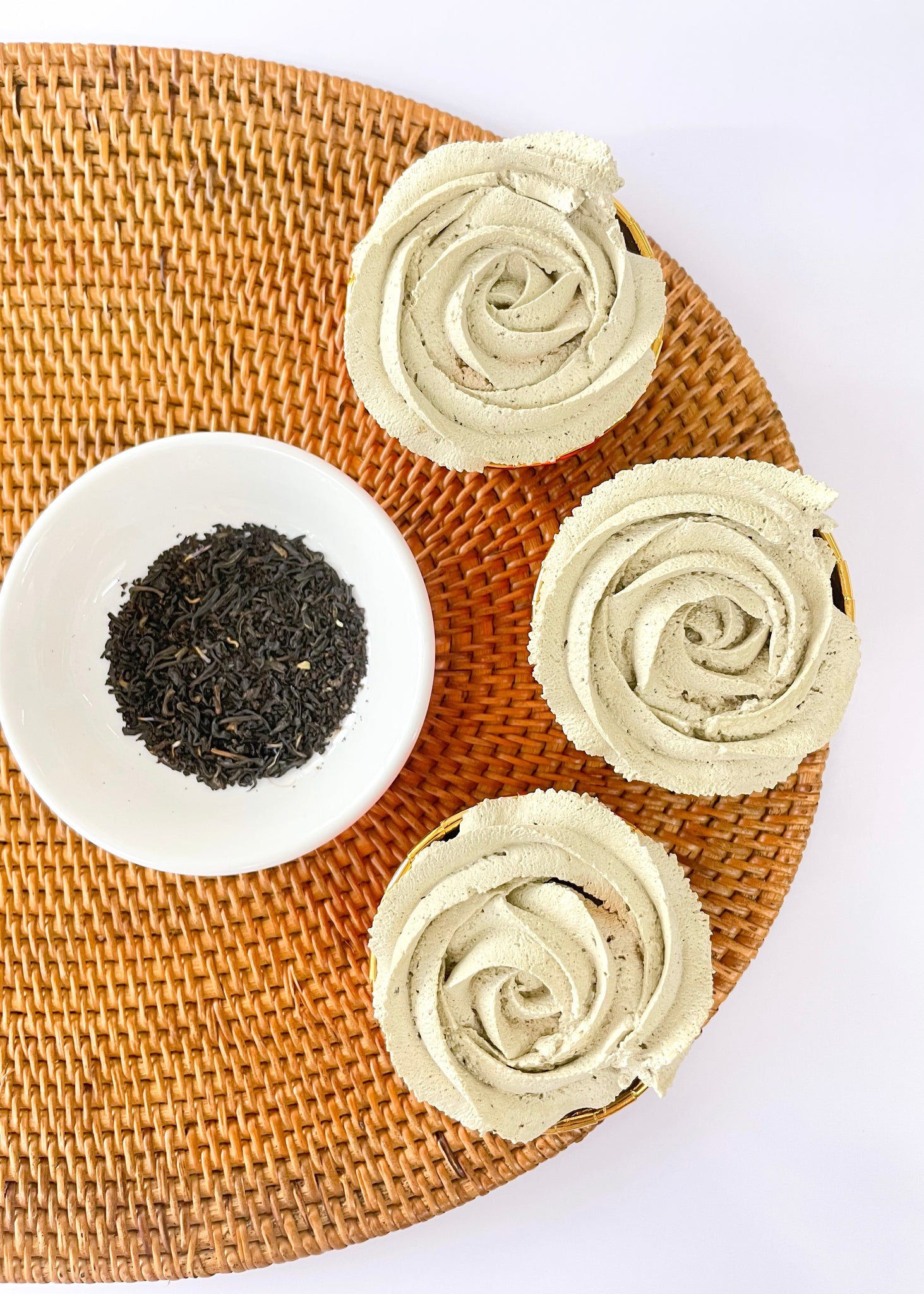 Double Hojicha Cupcakes 雙重焙茶杯子蛋糕