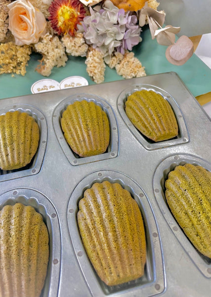 Matcha Mango Madeleines 抹茶芒果瑪德蓮