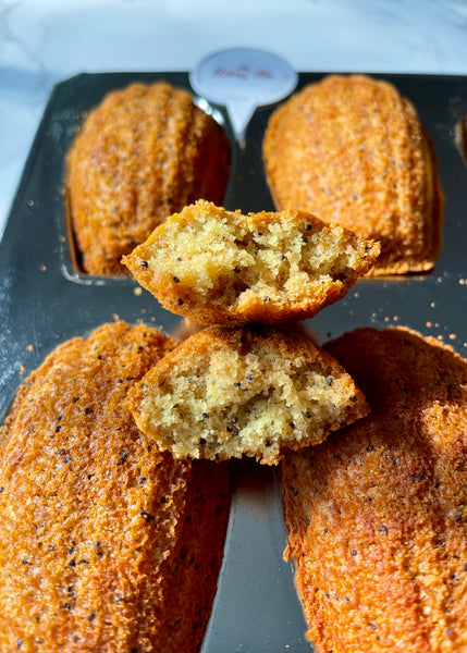 Orange Poppy Seeds Madeleines 香橙罌粟籽瑪德蓮