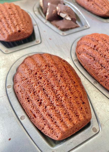 Double Chocolate Madeleines