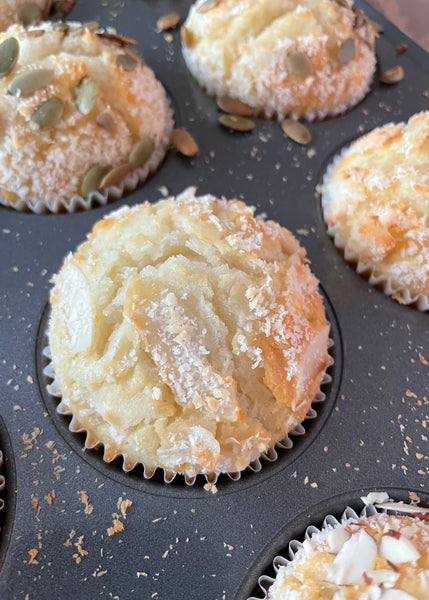 Triple Coconut Muffins  椰子三重奏杯子蛋糕