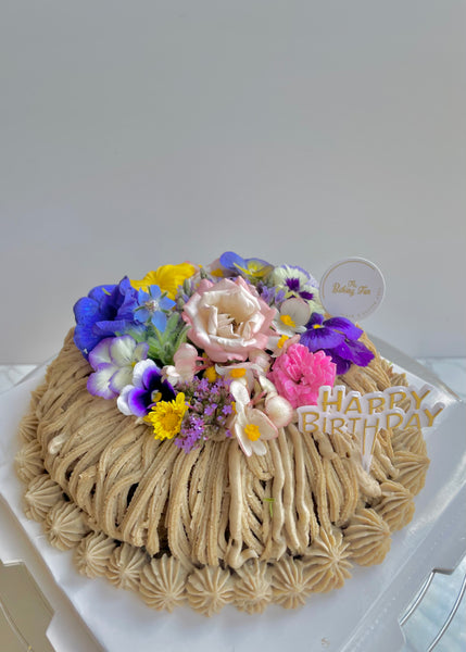 Chestnut Flower Cake 花樣栗子蛋糕