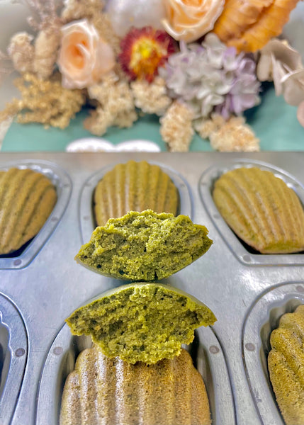 Matcha Madeleines 抹茶瑪德蓮