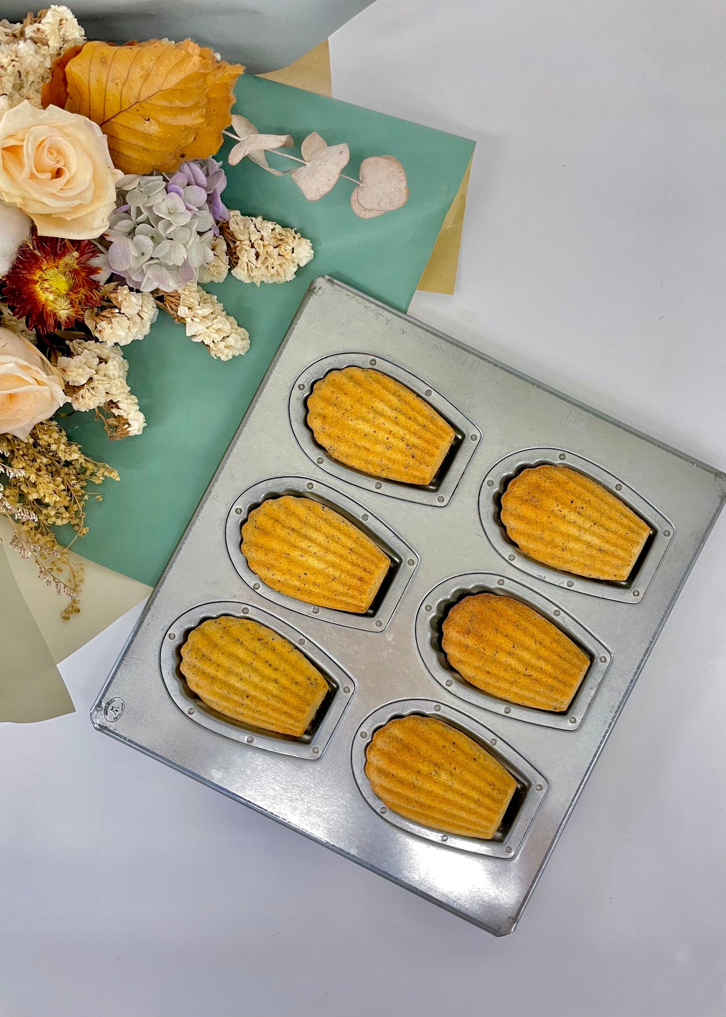 Orange Poppy Seeds Madeleines 香橙罌粟籽瑪德蓮