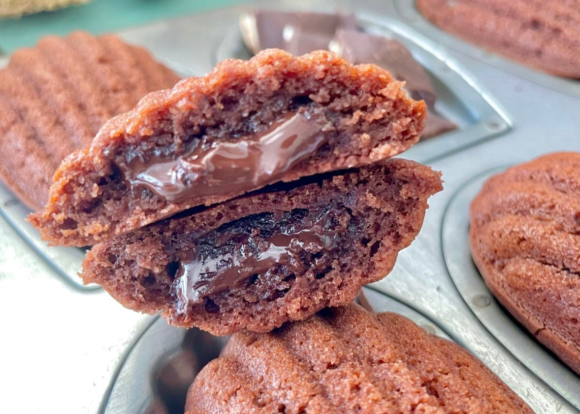 Double Chocolate Madeleines